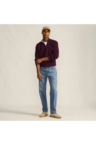 Lands' End Men's Stretch Comfort Waist Classic Fit Jean In Blue
