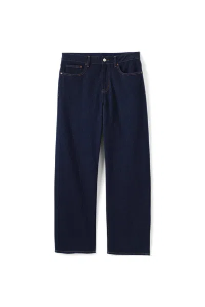 Lands' End Men's Stretch Comfort Waist Relaxed Fit Forever Blue Jean
