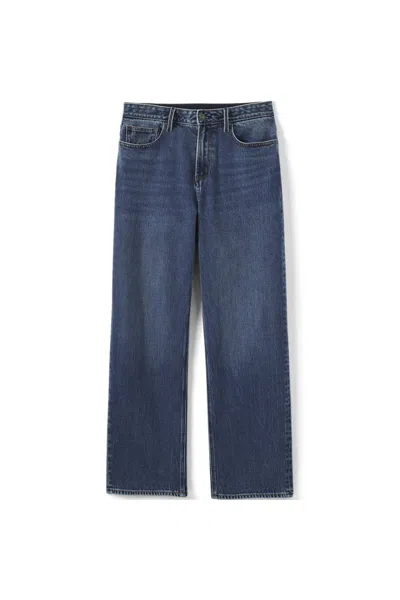 Lands' End Men's Stretch Comfort Waist Relaxed Fit Jean In Blue