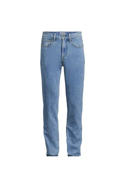 Lands' End Men's Stretch Slim Fit Jean In Blue