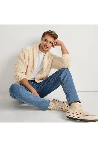Lands' End Men's Stretch Straight Fit Jean In Blue
