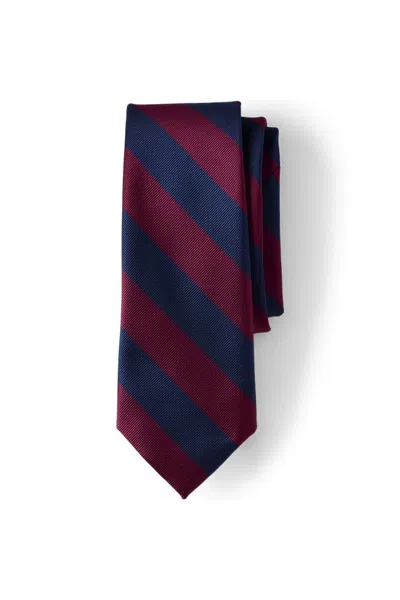 Lands' End Men's Stripe To Be Tied Tie In Blue