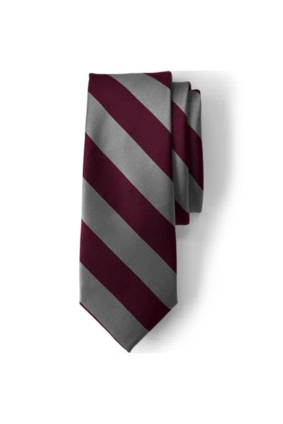 Lands' End Men's Stripe To Be Tied Tie In Brown