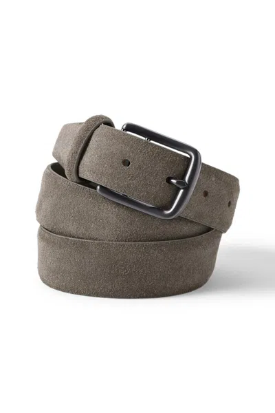 Lands' End Men's Suede Belt In Pink