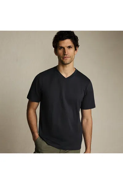 LANDS' END MEN'S SUPER-T SHORT SLEEVE V-NECK T-SHIRT