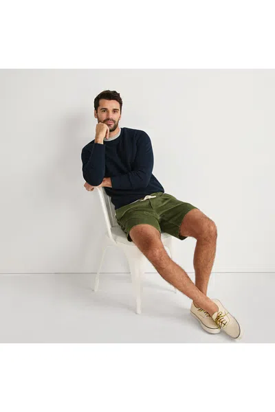 Lands' End Men's Tall Long Sleeve Serious Sweats Crew Sweatshirt In Blue