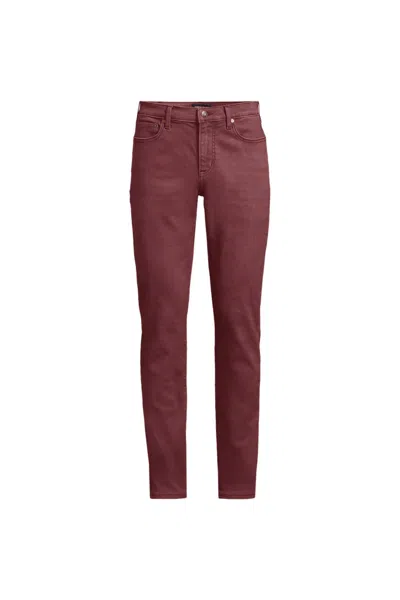 Lands' End Men's Tall Slim Fit Stretch Jeans In Brown
