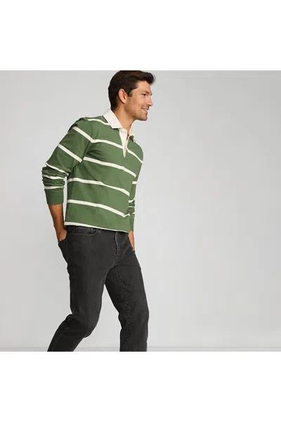Lands' End Men's Tall Slim Fit Stretch Jeans Washed Black In Brown