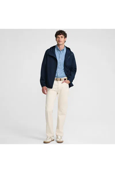 Lands' End Men's Tall Squall Waterproof Packable Rain Jacket In Blue