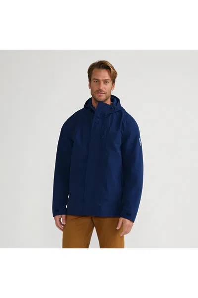 Lands' End Men's Tall Squall Waterproof Rain Jacket In Blue