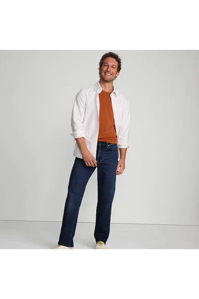Lands' End Men's Tall Stretch Relaxed Fit Jean In Blue