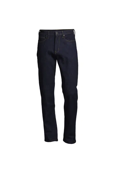 Lands' End Men's Tall Stretch Traditional Fit Jean In Blue