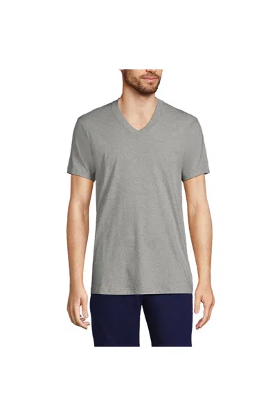 Lands' End Men's Tall V-neck Undershirt 3 Pack In Animal Print