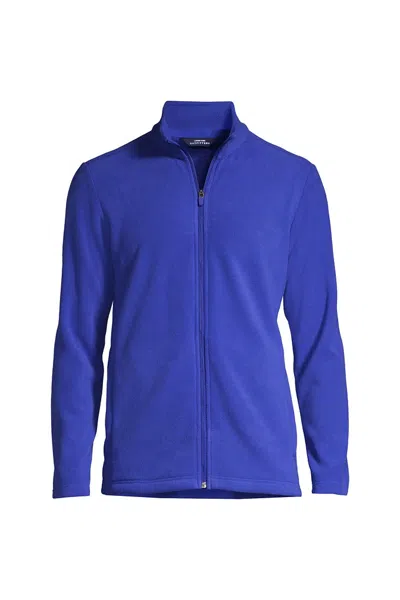 Lands' End Men's Thermacheck 100 Fleece Jacket In Blue
