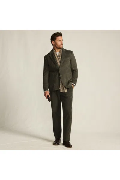 Lands' End Men's Traditional Fit Corduroy Blazer In Green