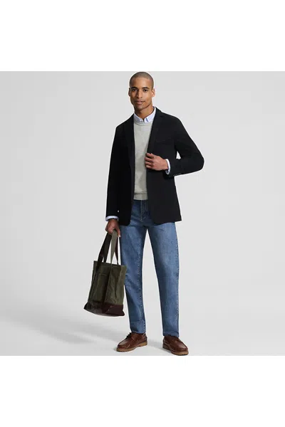 Lands' End Men's Travel Kit Chino Blazer In Black
