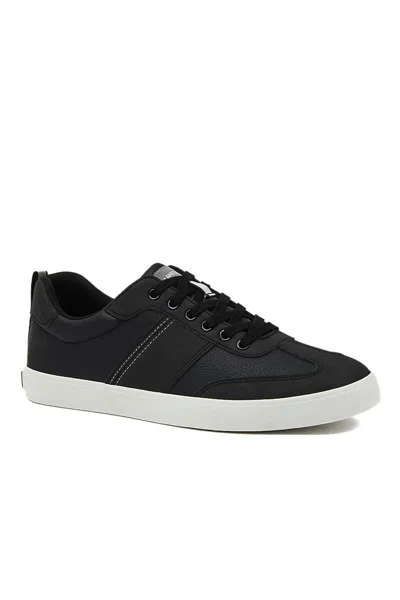 Lands' End Men's Tribeca Low Top Sneakers In Black