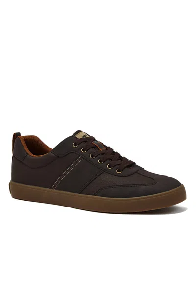 Lands' End Men's Tribeca Low Top Sneakers In Brown