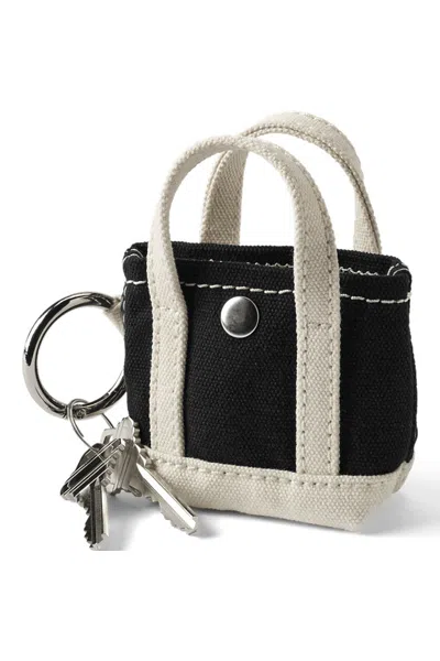 Lands' End Micro Canvas Tote Charm In Red