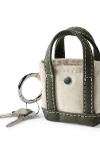 Lands' End Mini Canvas Tote Charm In Green