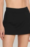Lands' End Mini Swim Skirt In Black