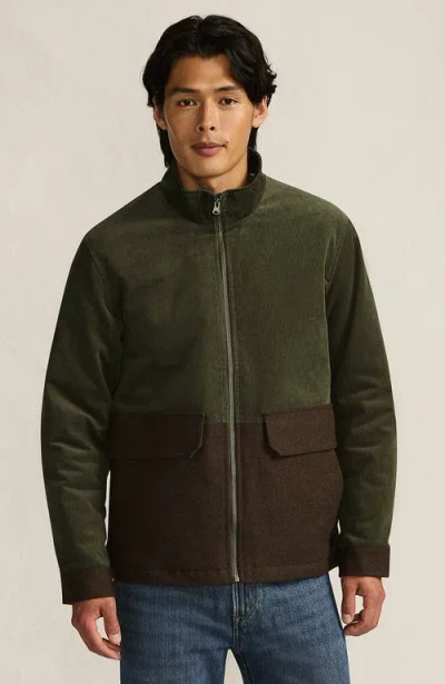 LANDS' END LANDS' END MIXED MEDIA CORD JACKET