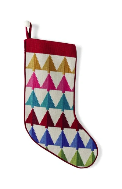Lands' End Needlepoint Personalized Christmas Stocking