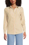 Lands' End Plus Size No Iron Button Front Shirt