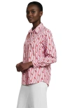 Lands' End No Iron Supima Cotton Long Sleeve Shirt In Pink