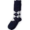 Lands' End Novelty Crew Socks In Blue