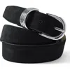 Lands' End Nubuck Multi Keeper Belt In Black
