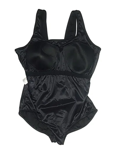 Pre-owned Lands' End One Piece Swimsuit In Black
