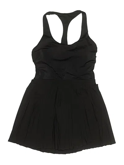 Pre-owned Lands' End One Piece Swimsuit In Black