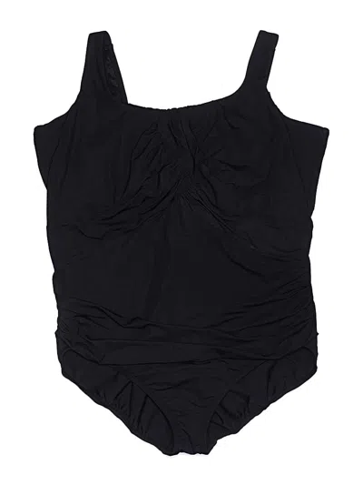 Lands' End One Piece Swimsuit In Black