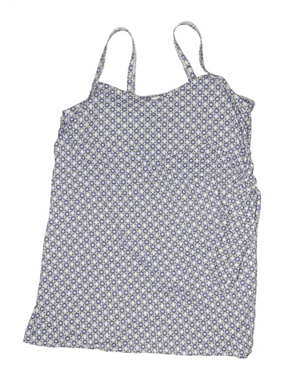 Pre-owned Lands' End One Piece Swimsuit In Blue