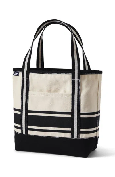 Lands' End Open Top Canvas Tote Bag