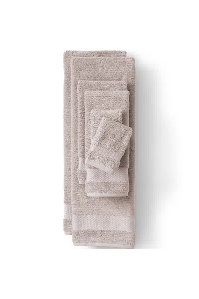 Lands' End Organic Cotton 6-piece Towel Set In Neutral