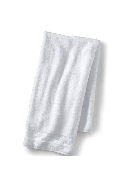 Lands' End Organic Cotton Bath Towel In White
