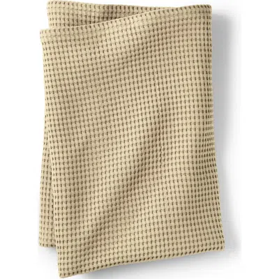 Lands' End Organic Cotton Blanket In Brown