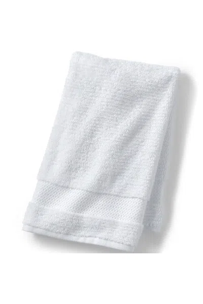 Lands' End Organic Cotton Hand Towel In White