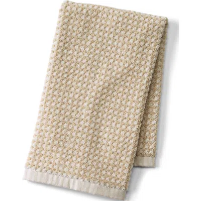 Lands' End Organic Cotton Rib Towel In Brown