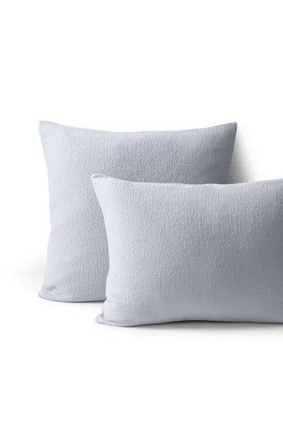 Lands' End Organic Cotton Textured Sham In Gray