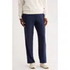 Lands' End Ottoman Ribbed Pull-on Pants In Blue