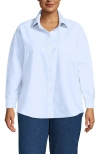 Lands' End Oxford Shirt In Blue