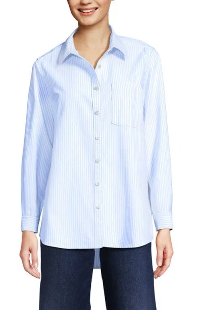 Lands' End Oxford Shirt In Blue