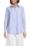 Lands' End Oxford Shirt In Blue