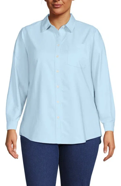 Lands' End Oxford Shirt In Light Blue Sky