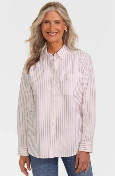 Lands' End Oxford Shirt In Pink
