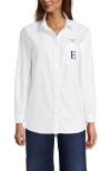 Lands' End Oxford Shirt In White