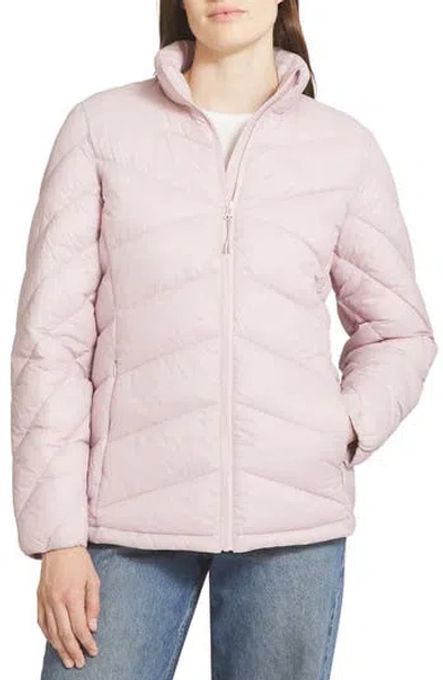 Lands' End Packable Puffer Jacket In Pink